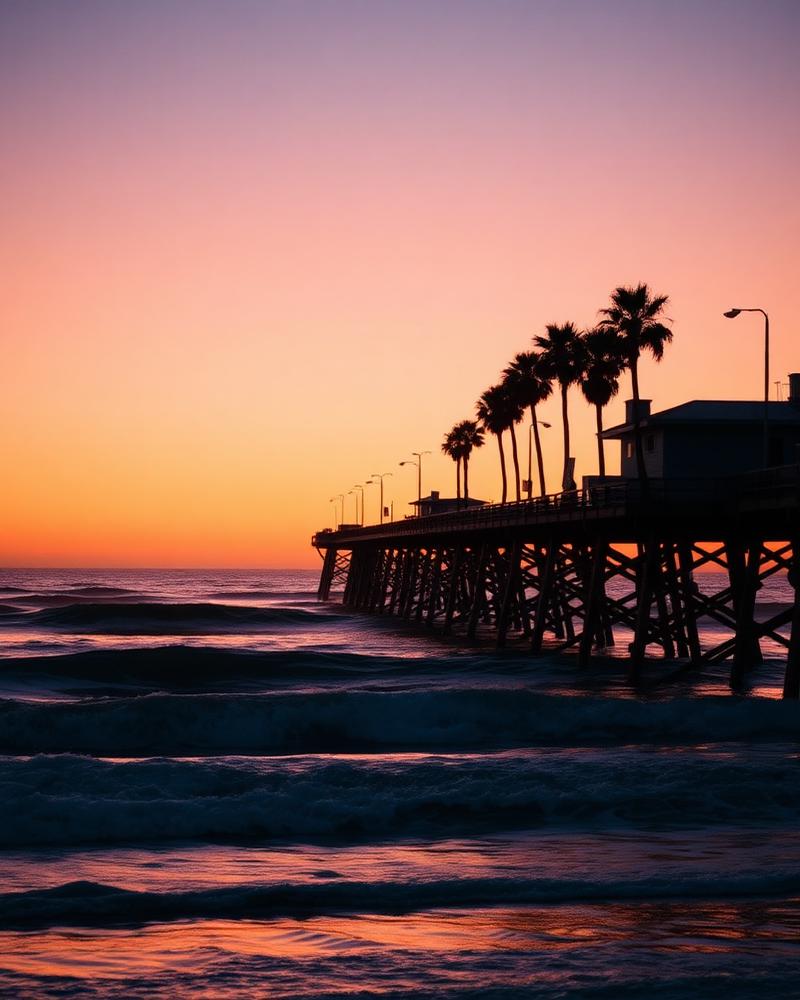 Huntington Beach, Orange County coastline
