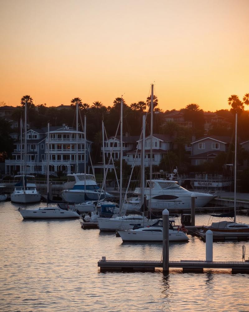 Newport Beach, Orange County coastline